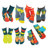 6 Pair Dinosaur Train Space Buddy Crew Socks